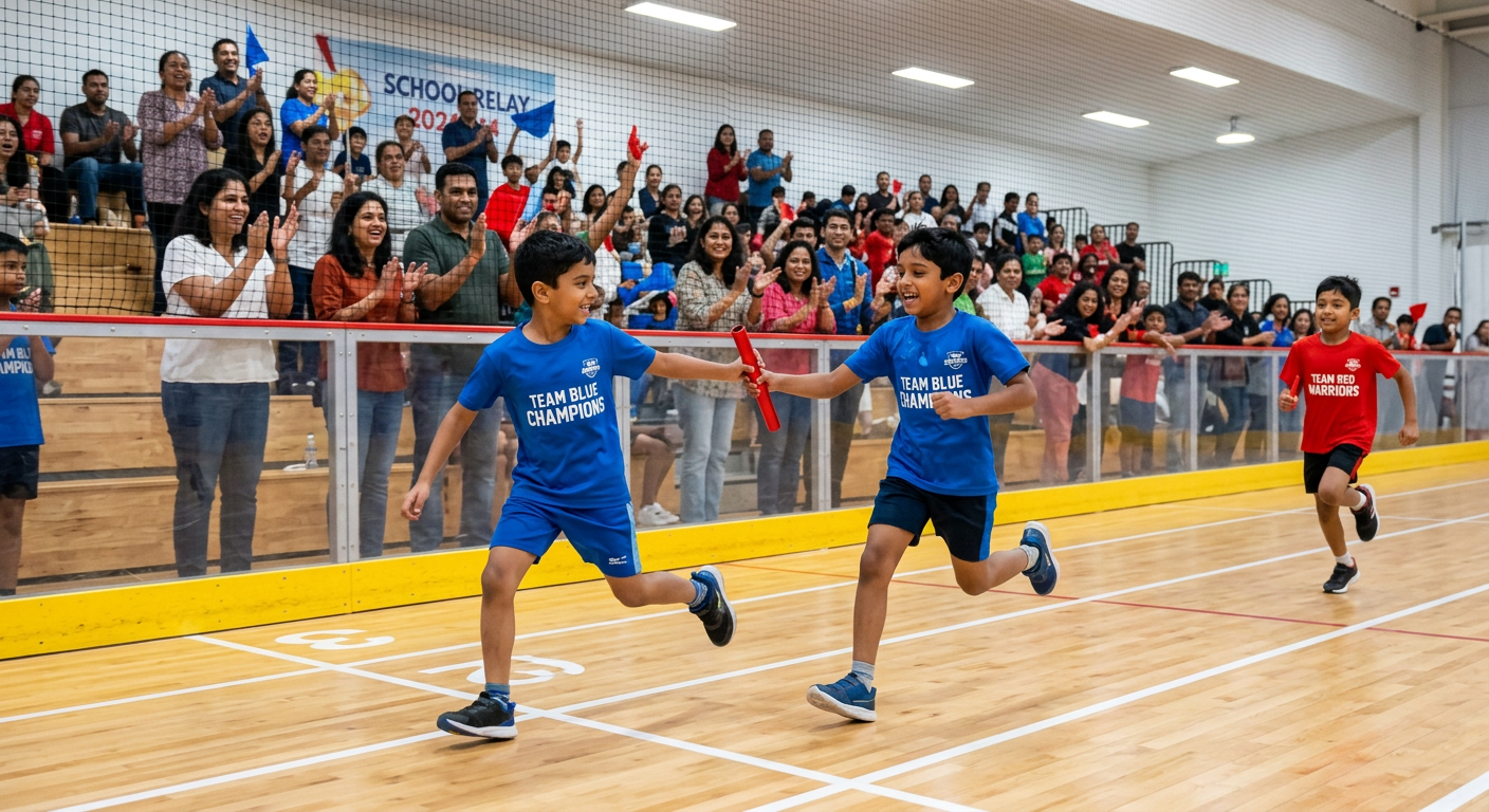 Kids Fitness Challenge (6–8 years) · Youth fitness racing category at FITKIDROX Chandigarh
